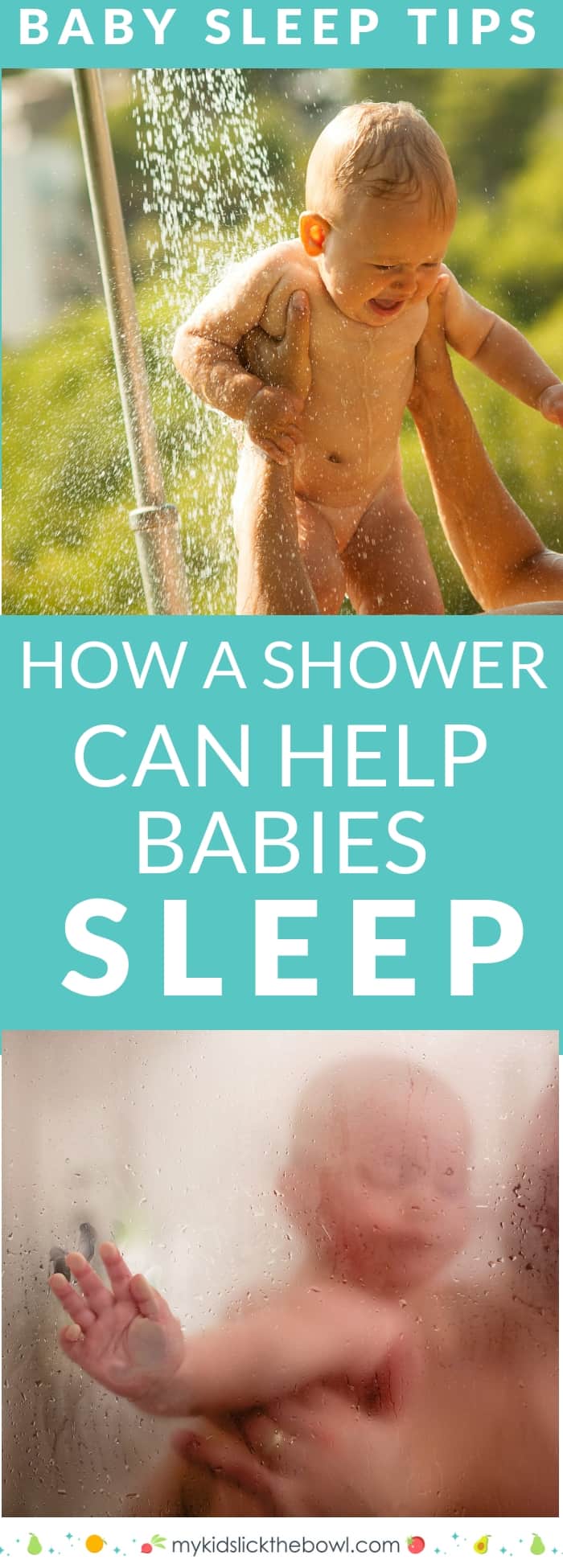 Babies having showers