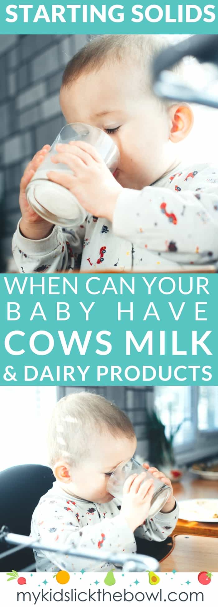 Starting Solids When Can Babies Have Cow S Milk My Kids Lick The Bowl