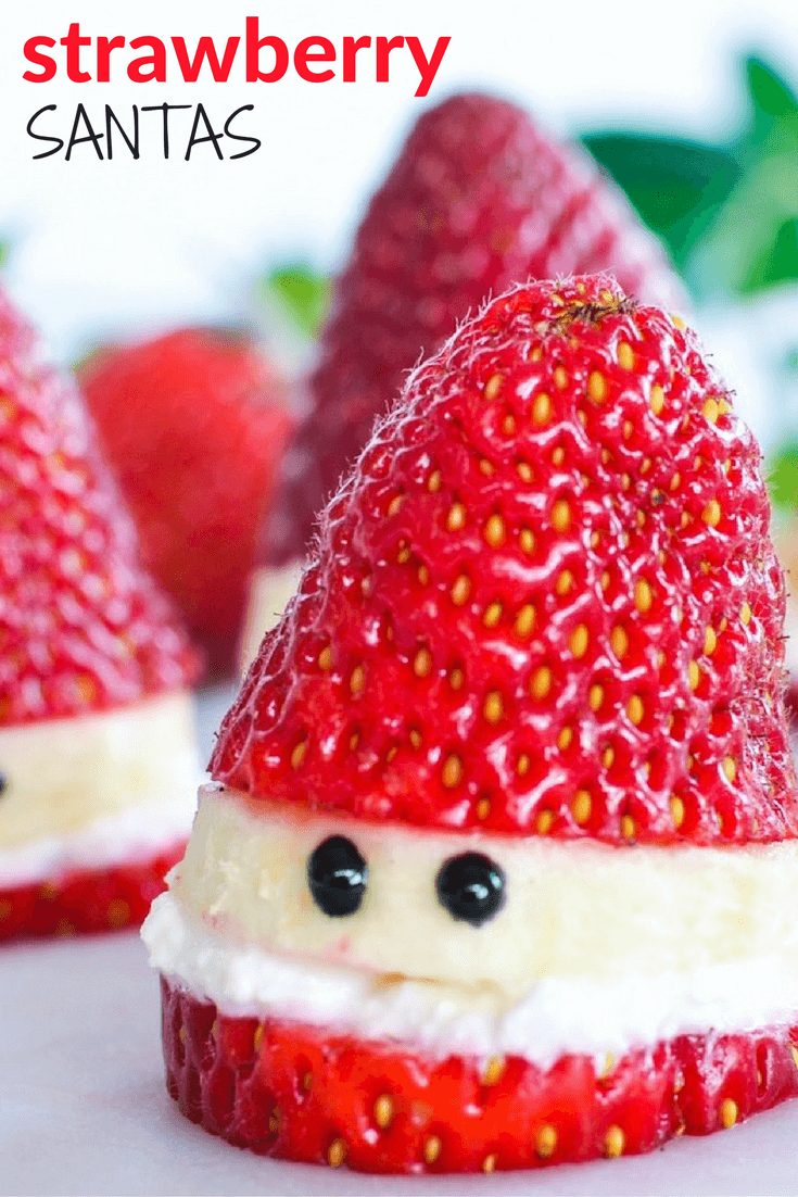 Strawberry Santas A Healthy Christmas Treat