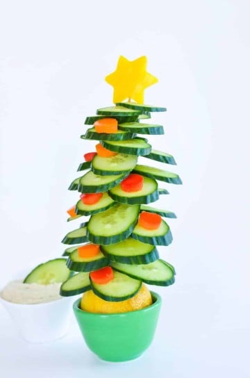 Edible Broccoli Christmas Tree | Healthy Christmas Treat