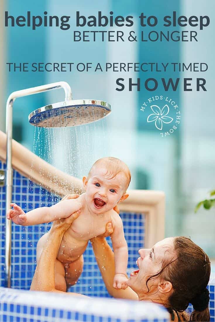 Getting A Baby To Sleep Better The Art Of The Perfectly Timed Shower My Kids Lick The Bowl