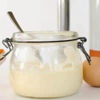 easy mayonnaise recipe homemade with 3 ingredients, paleo grain free, dairy free
