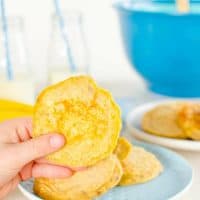 Banana Oat Pikelets for kids and babies Sugar free snack. Mini Pancakes Perfect finger food sweetened only with fresh fruit