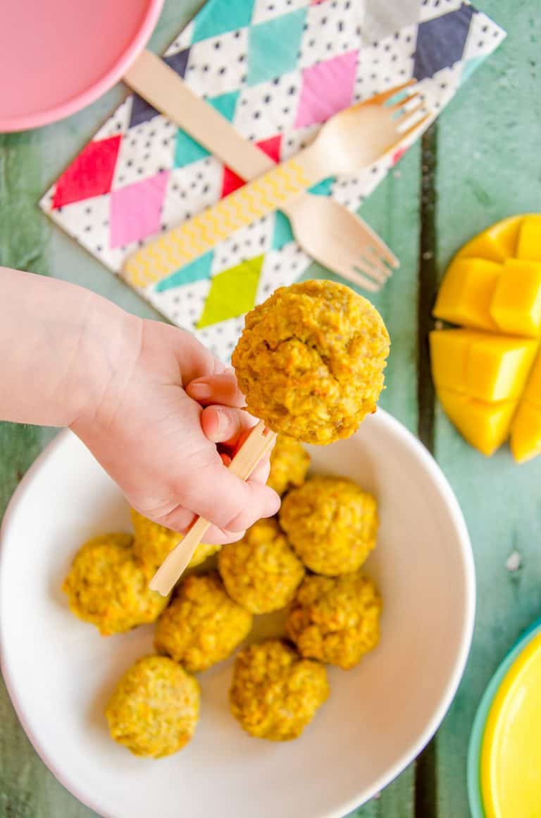 Baked Mango Chicken Bites