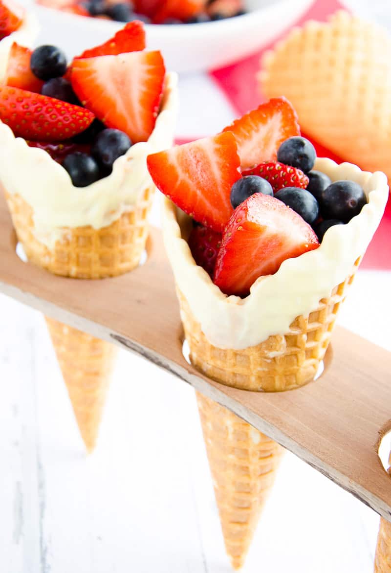 Red White and Blue Fun Fruit Cones - My Kids Lick The Bowl