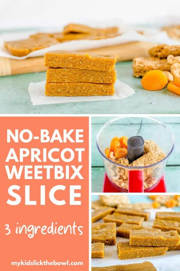 No-bake Apricot Weetbix slice - 3 Ingredients!