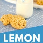 Lemon Oat Coconut Cookies - A Low Sugar Recipe