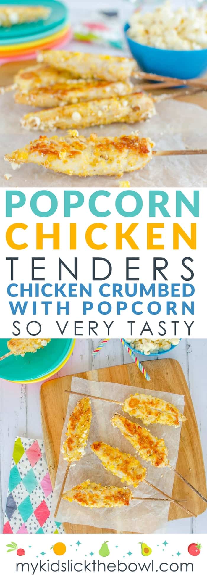 Popcorn chicken tenders healthy baked chicken nuggets breaded with Popcorn. Gluten free allergy friendly, Popcorn chicken tenders a homemade easy recipe which is a great alternative to commercial chicken nuggets