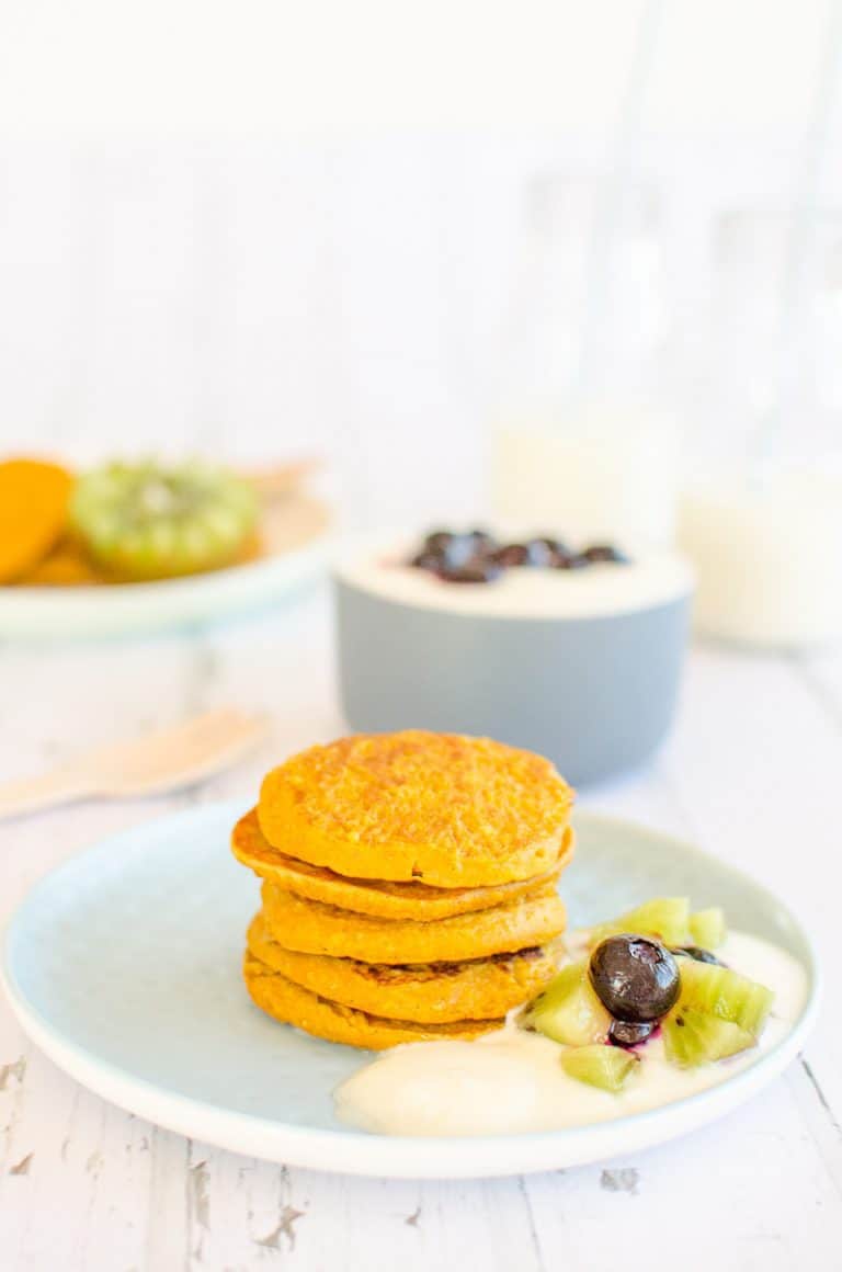 Wheat-Free Pumpkin Pancakes - Healthy Pancakes Perfect for Kids