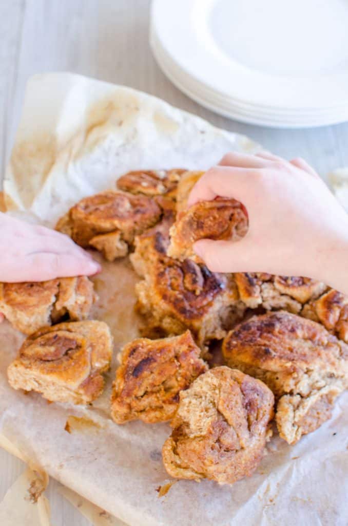 Healthy Monkey Bread Recipe - Sweetened With Fruit - Kid Friendly