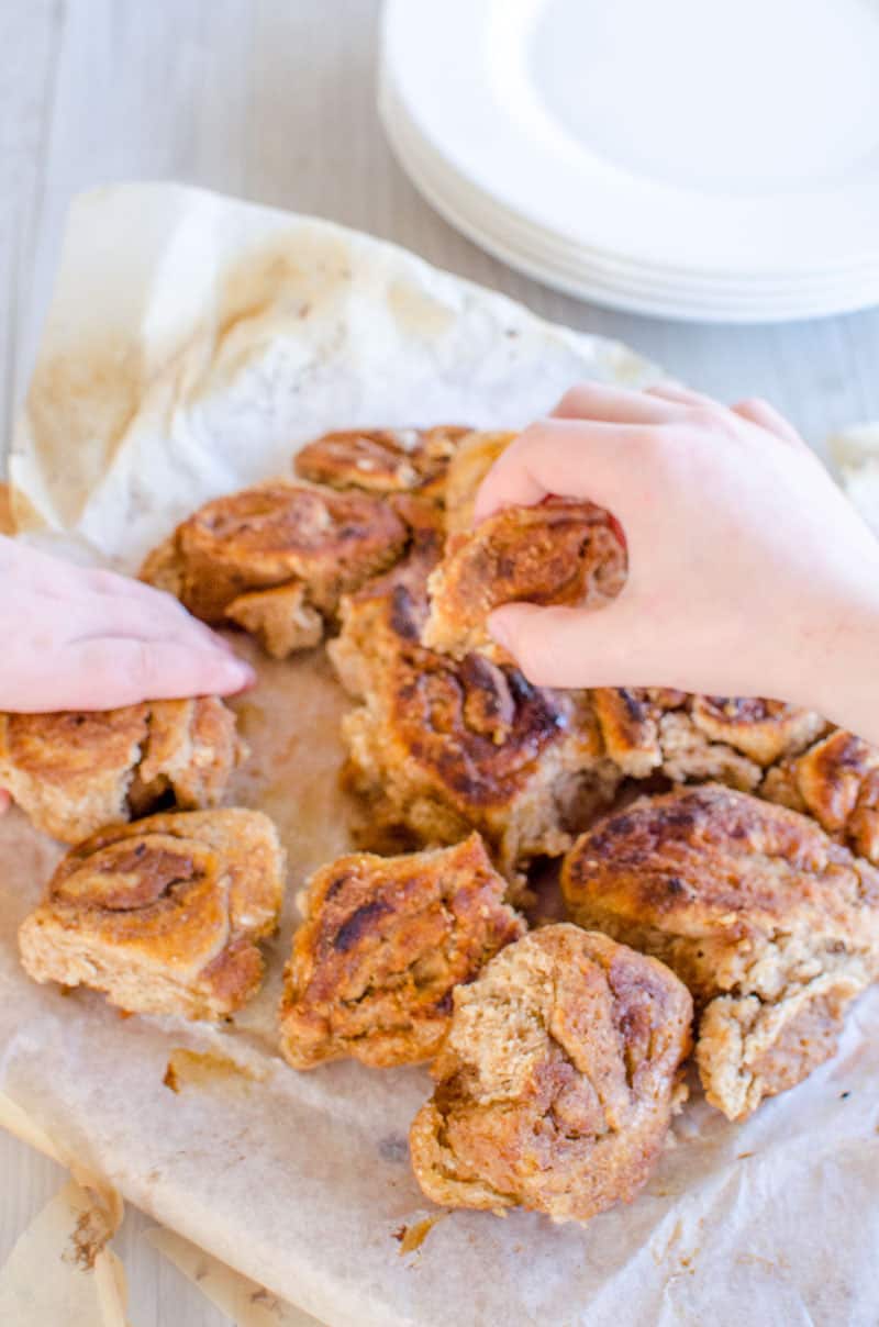 Healthy monkey bread recipe an easy refined sugar free take on a classic, sweetened with fruit perfect kid friendly snack