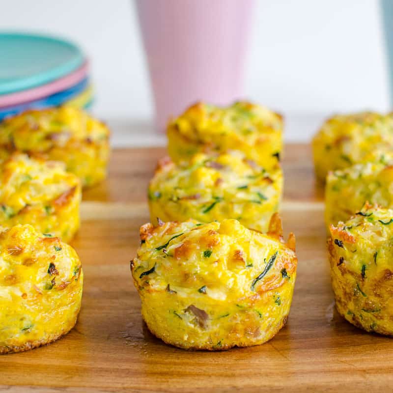 Zucchini picnic muffins are a simple Egg Muffins with rice cheese and veggies, a full meal in one muffin, great for kids and lunch boxes