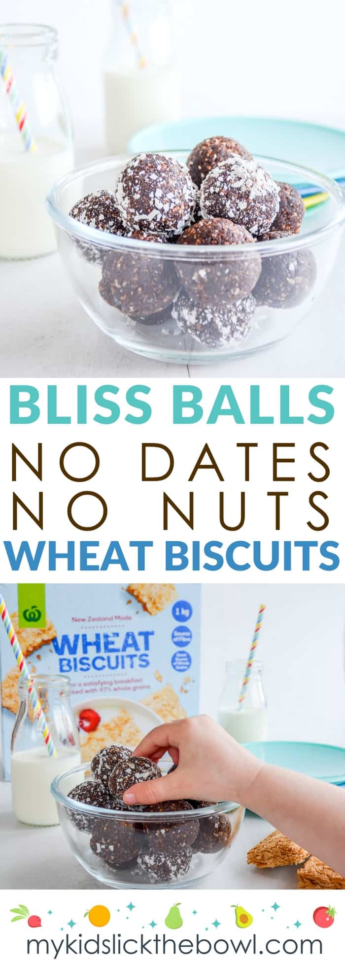 Bliss Balls With No Dates & Nut Free - Snack For Kids