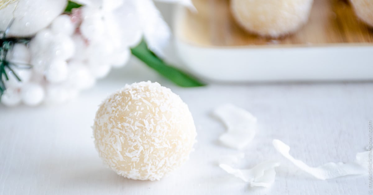 Coconut Snowballs - Gluten & Refined Sugar Free