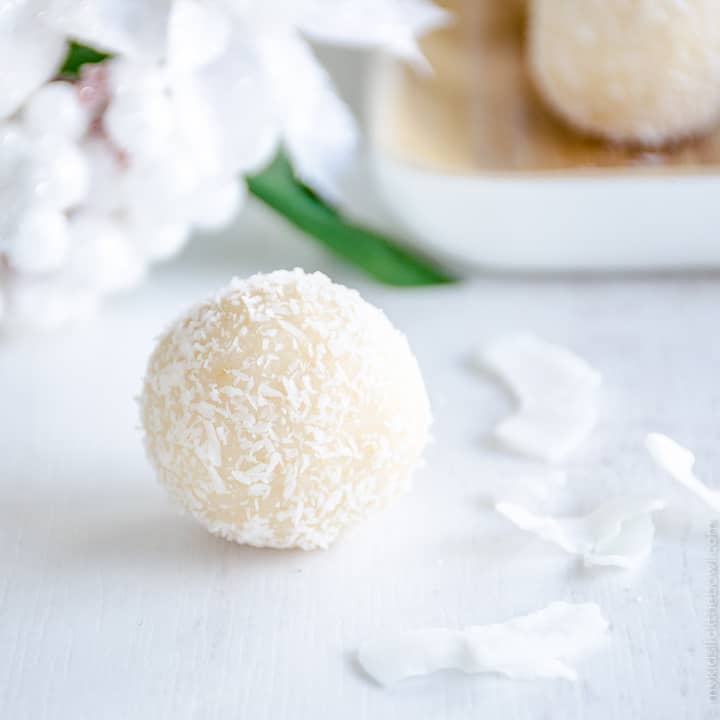 Coconut Snowballs Gluten Refined Sugar Free