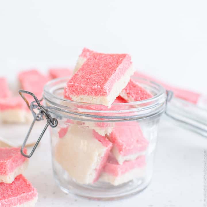 jar of coconut ice