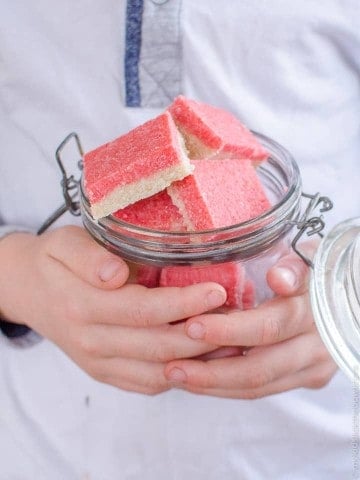 Healthy Coconut Ice Slice - Low in Sugar & Easy to Make