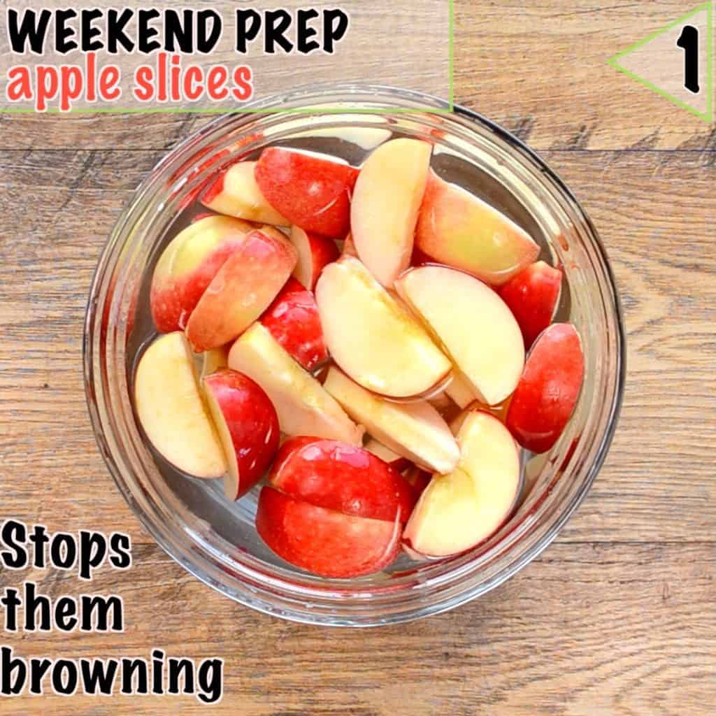 Healthy lunch box ideas start with prep, stop apple slices going brown