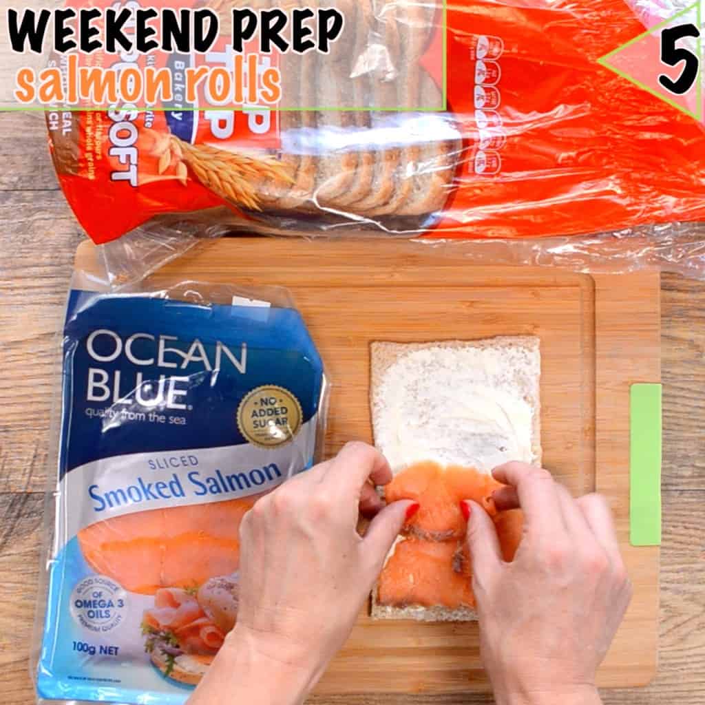 Healthy lunch box ideas start with prep, salmon rolls