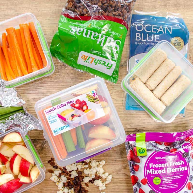 Healthy lunch box ideas start with prep