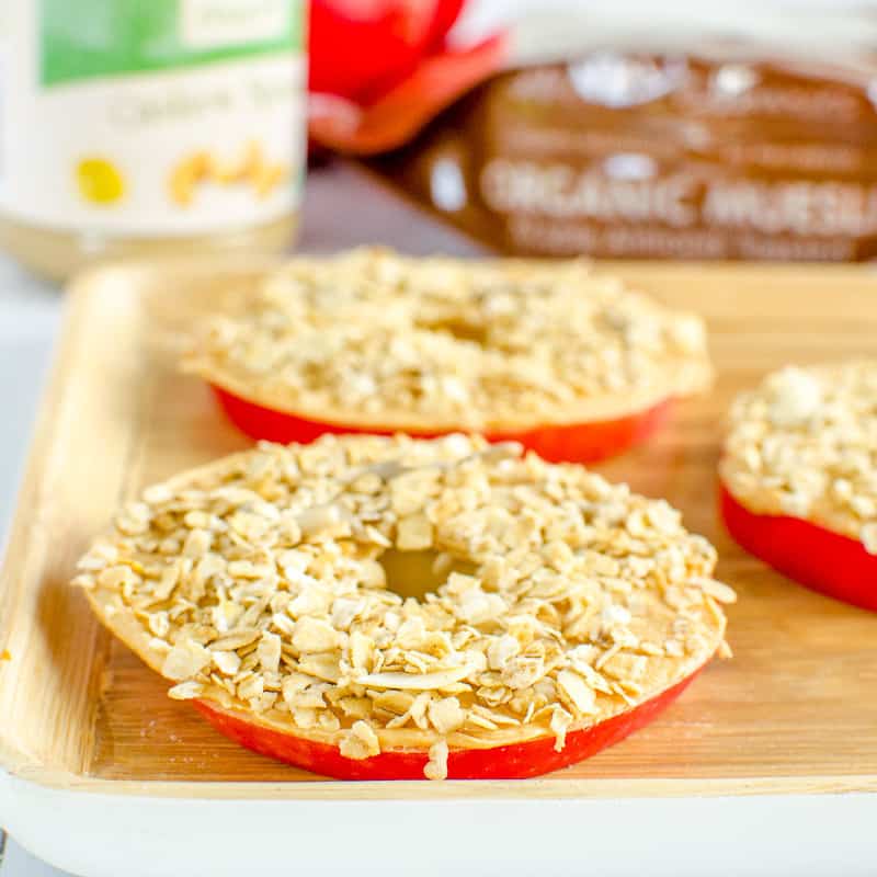 Easy Apple Snacks For Kids - 4 healthy fun and quick snack ideas for kids made with apple slices