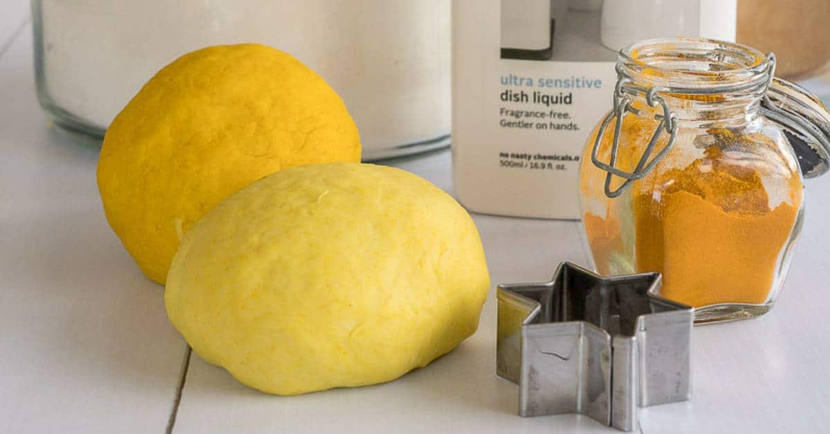 3 ingredient playdough no cook