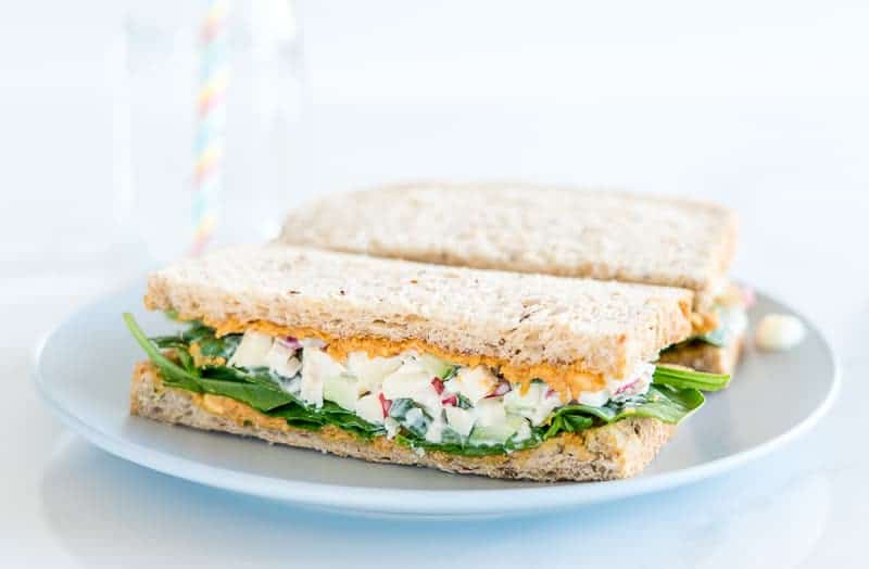 Peanut Butter Chicken Salad Sandwich, perfect sandwich idea for kids, fun, healthy, yummy