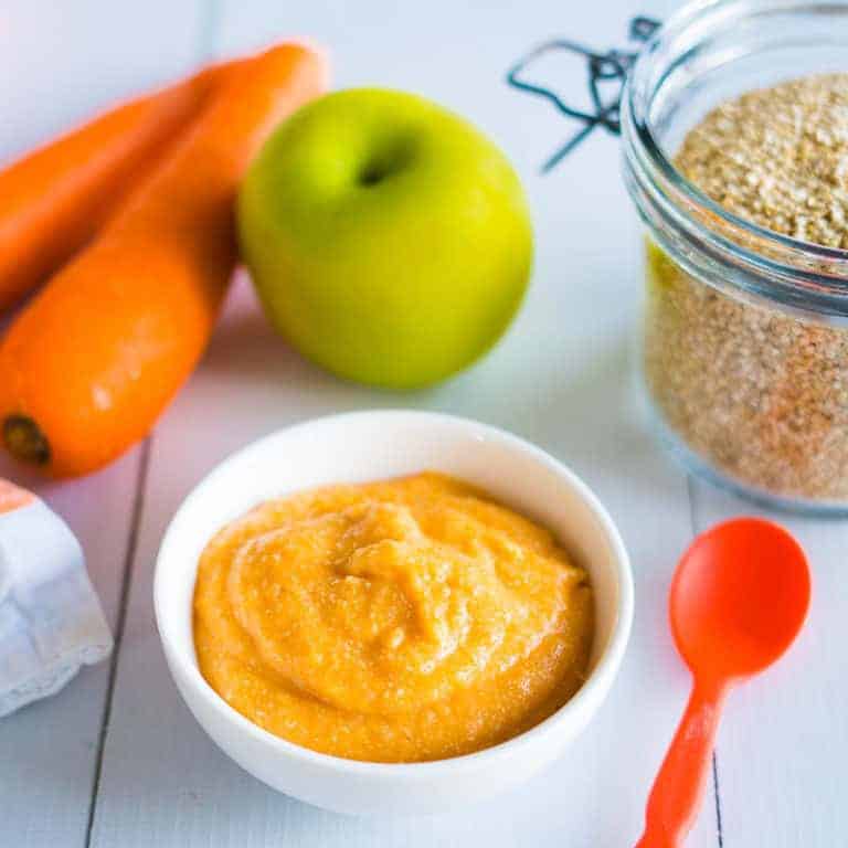 Quinoa Baby Cereal with Carrot & Apple