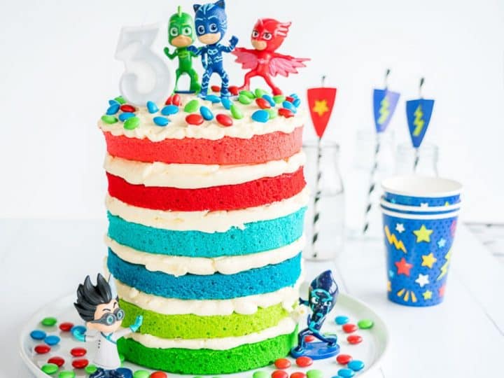 Pj Masks Cake Easy Diy Birthday Cake For Kids