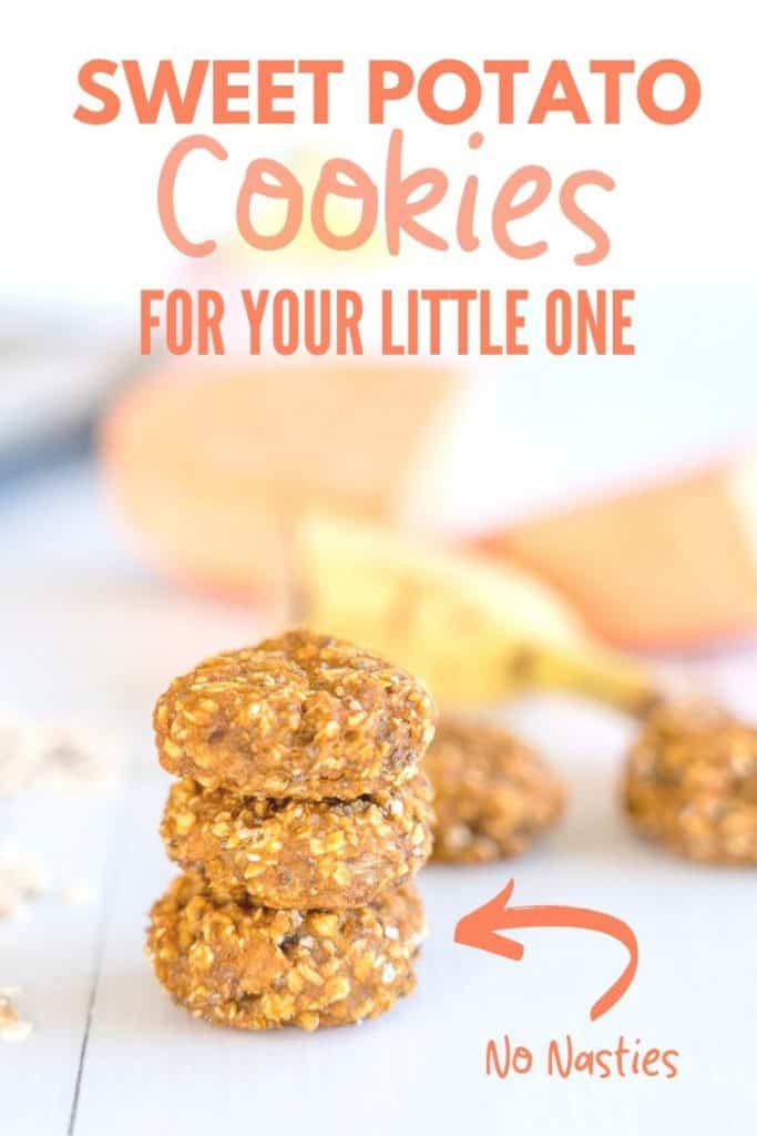 Sweet Potato Cookies For Babies & Toddlers - Baby led weaning