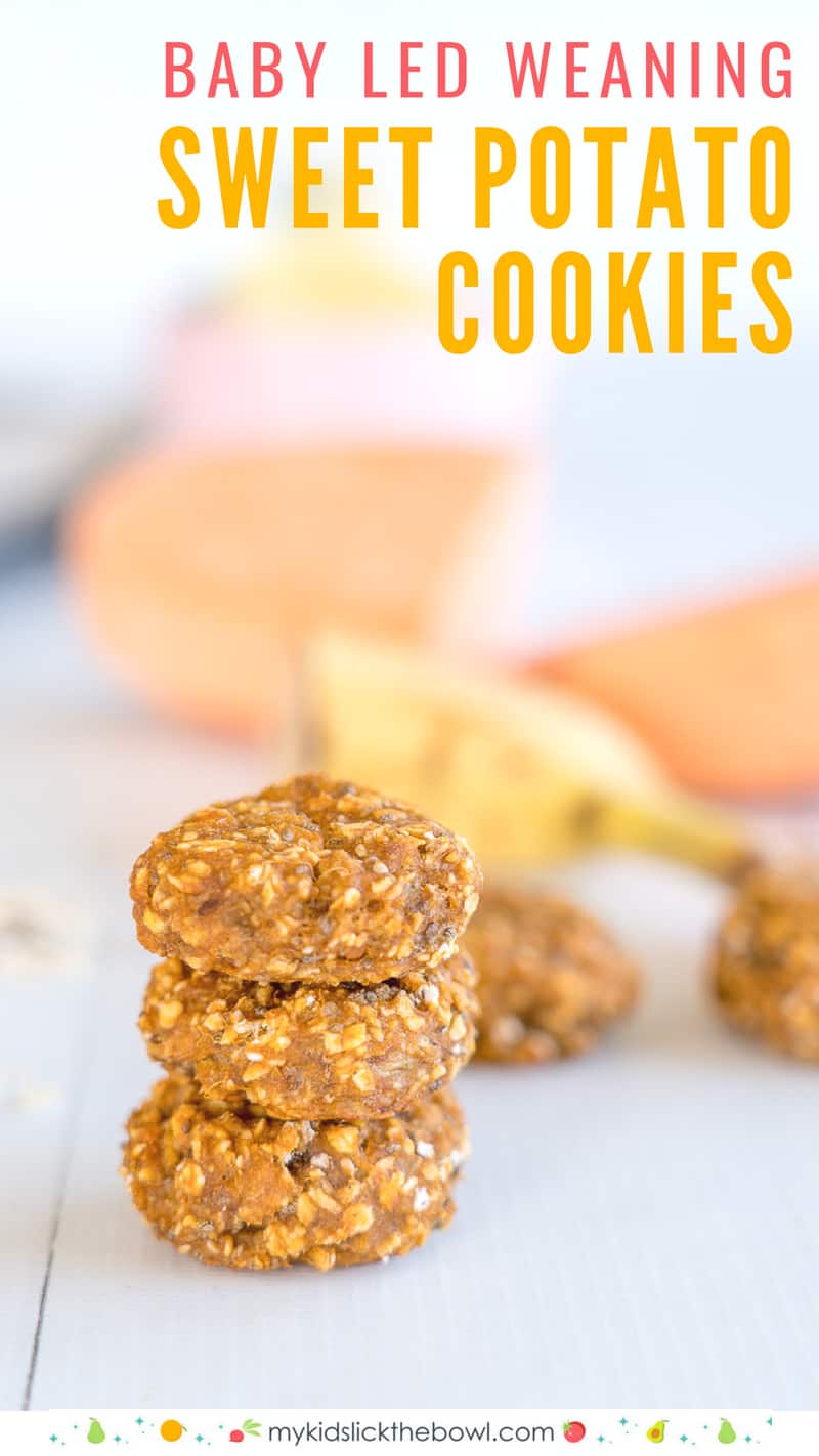 sweet potato cookies in a stack