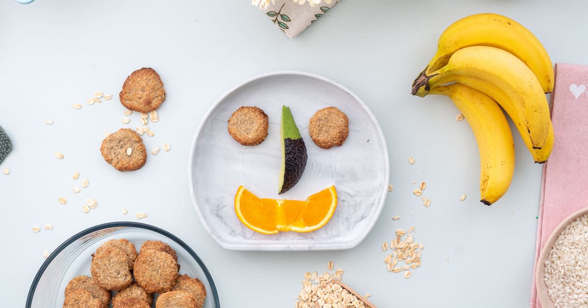 Basic Banana Oat Baby Cookies - Baby Led Weaning