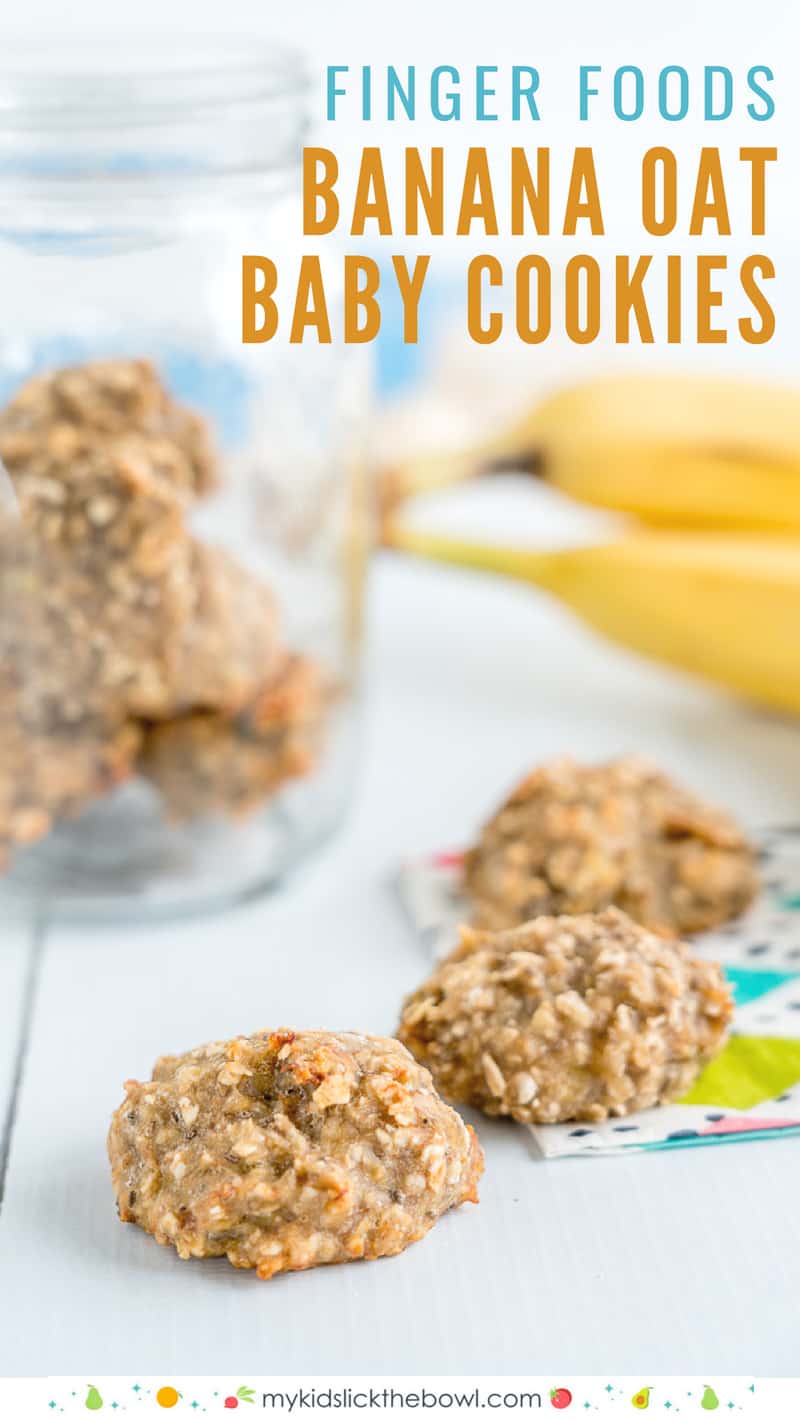 Basic Banana Oat Baby Cookies - Baby