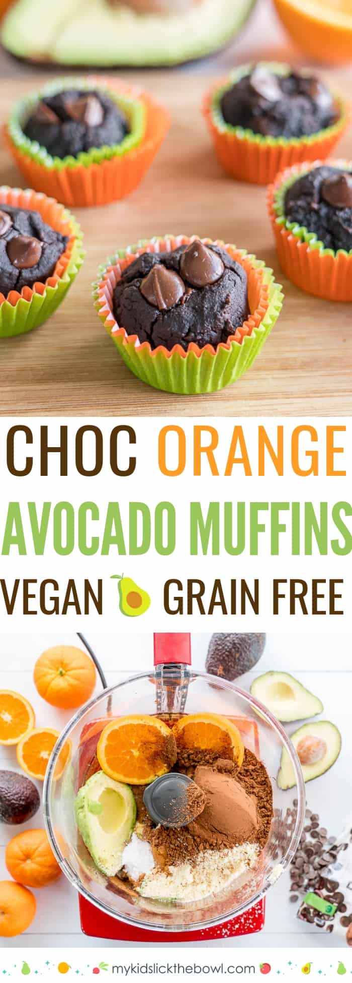 Avocado Muffins an egg-free gluten-free recipe loaded with healthy fats. An easy flourless vegan recipe, with no refined sugar. #muffins #muffinrecipes #vegan #veganrecipes #avocados #glutenfreedairyfree #glutenfree #dairyfree