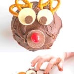 Chocolate Reindeer Christmas Cupcakes
