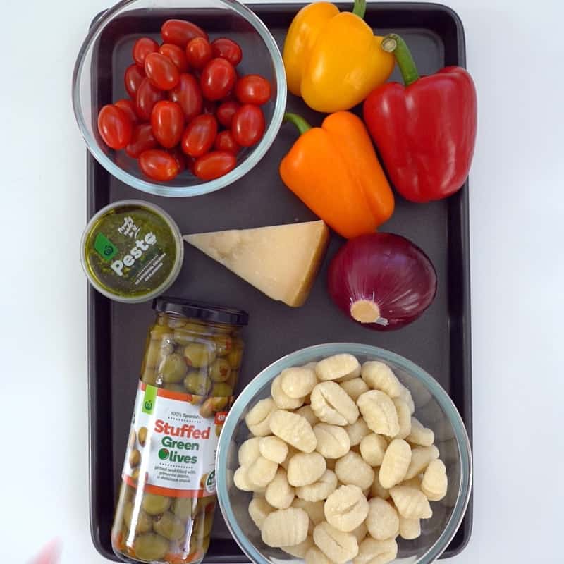 Sheet Pan Gnocchi Ingredients