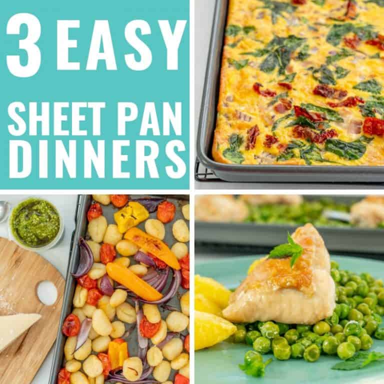 3 Easy Sheet Pan Dinners for School Nights