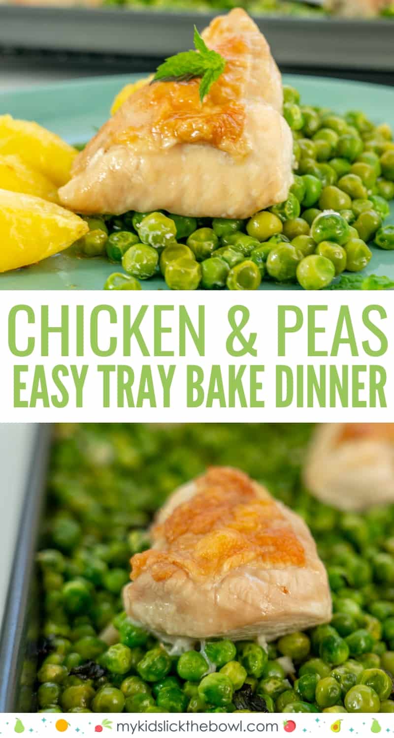 Sheet Pan Chicken and Peas