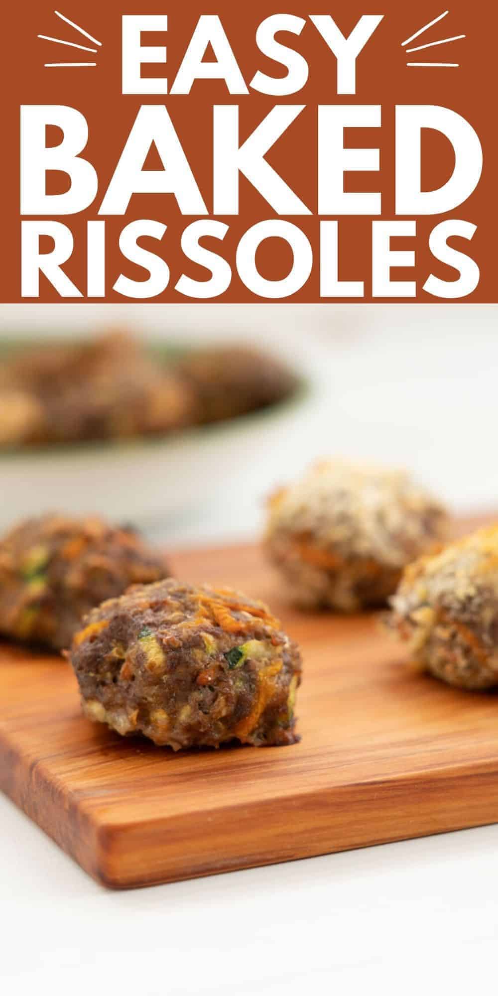 Baked Beef & Vege Rissoles Easy Recipe For Busy Families