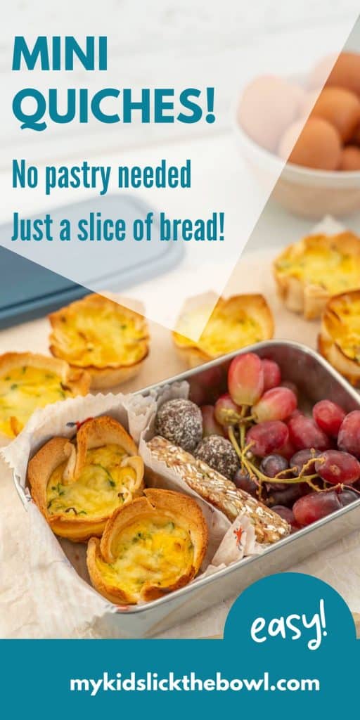 Bread cases | A Quick and Easy way to make Mini Quiches!