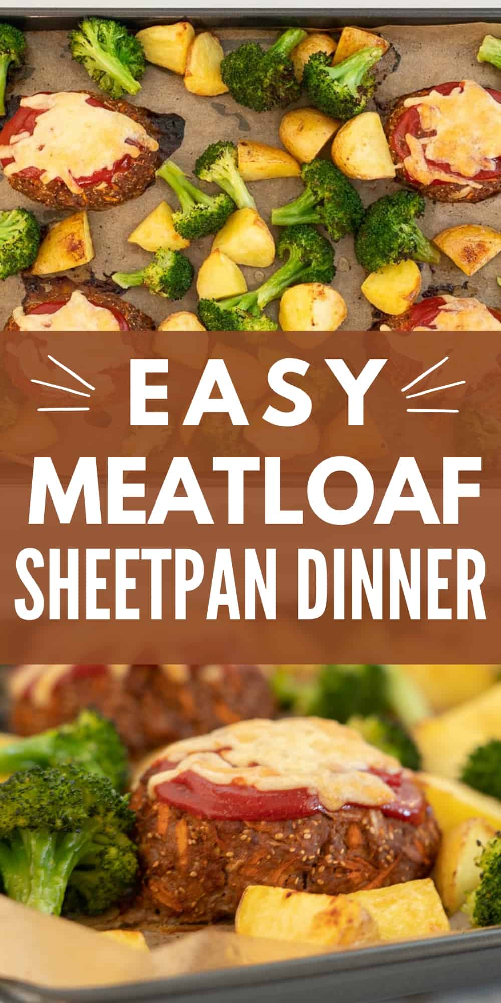Image for pinterest, meatloaf with a text overlay