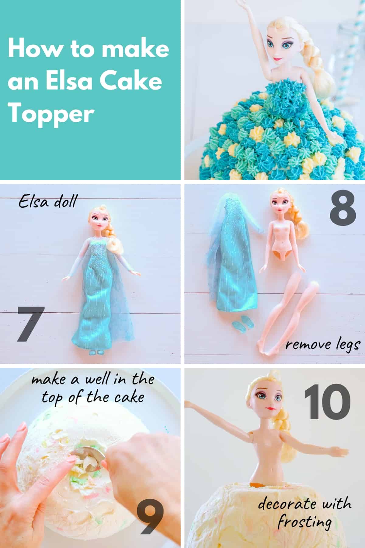 How to Make a Princess Cake Topper (Easy Step-by-step Tutorial)