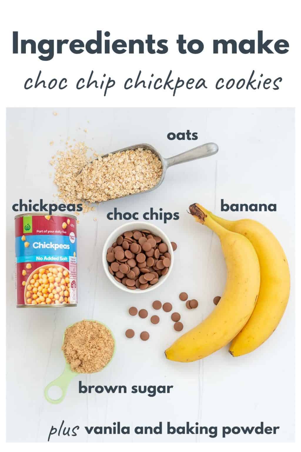 Chocolate Chip Chickpea Cookies | My Kids Lick The Bowl