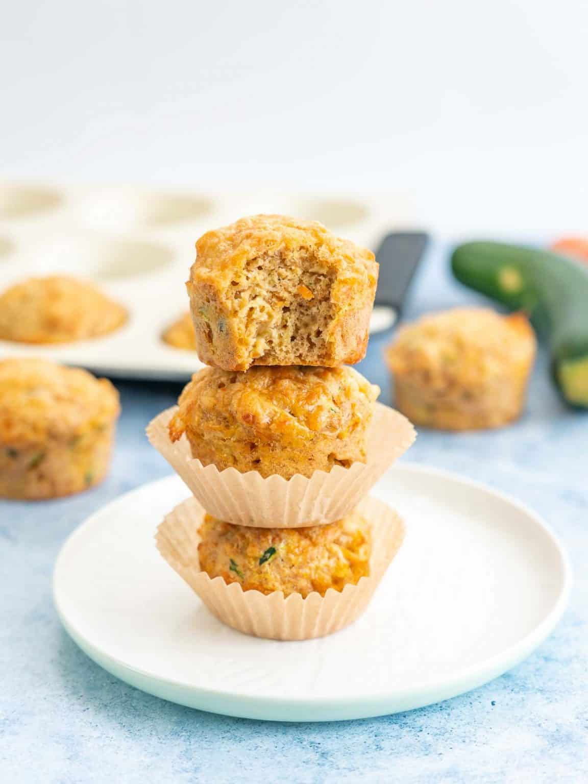 Savoury Muffins With Cheese And Veggies - My Kids Lick The Bowl