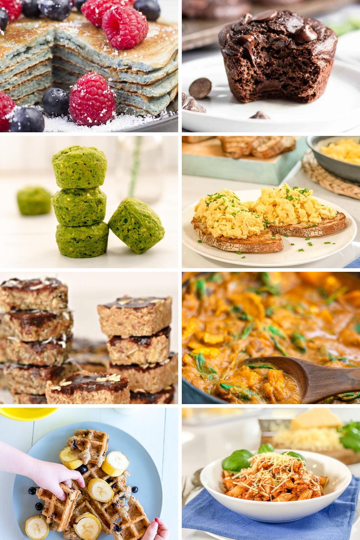 9 image collage of recipes you can make with a nutribullet
