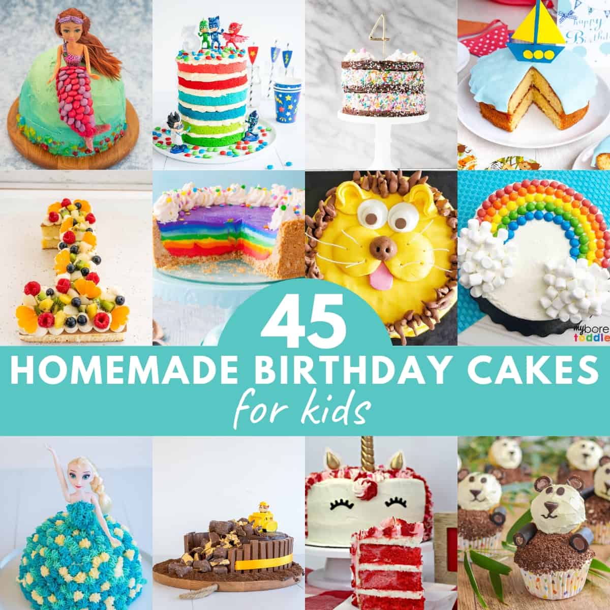 cute homemade birthday cakes for girls