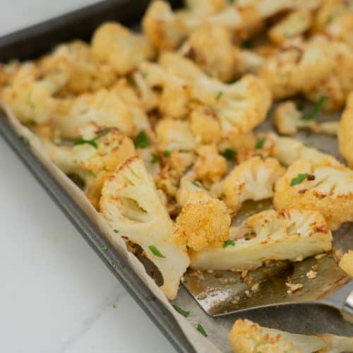 Parmesan Roasted Cauliflower - My Kids Lick The Bowl