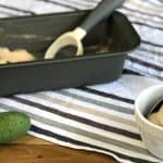 Loaf tin of feijoa ice cream