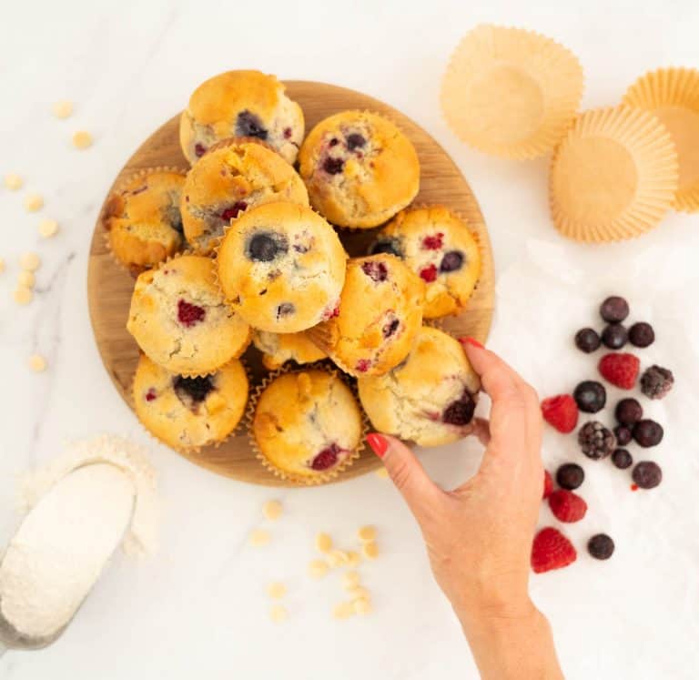 The BEST Berry Muffins
