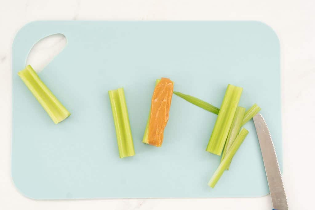 Celery Snacks For Kids Butterflies A fun healthy food idea